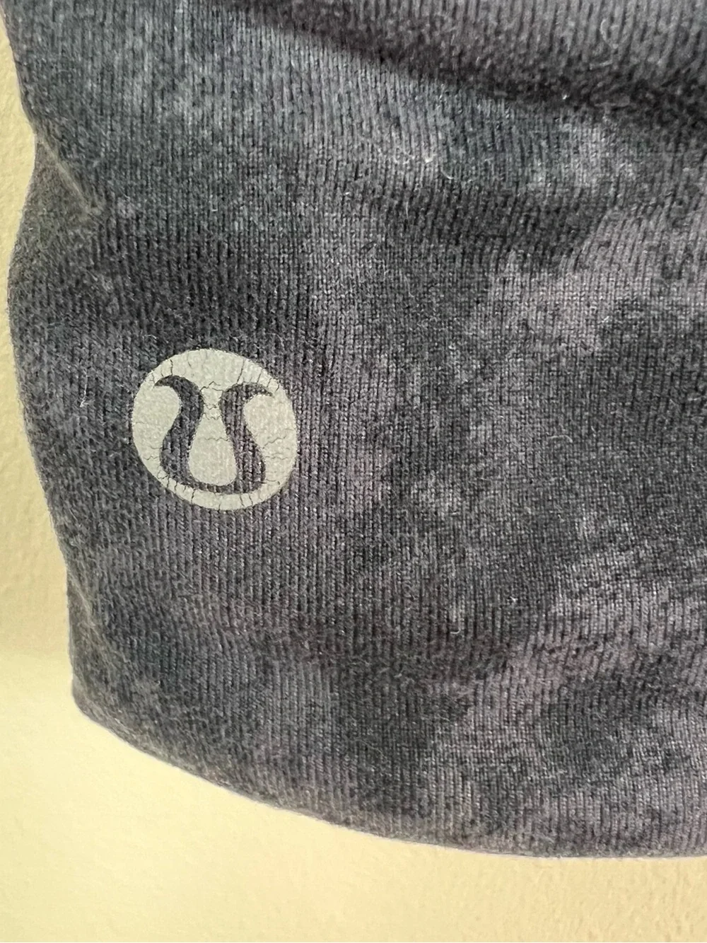 lululemon athletica Dark Charcoal Tie-Dye Capri Leggings